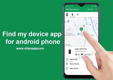 compatible android devices for find my device